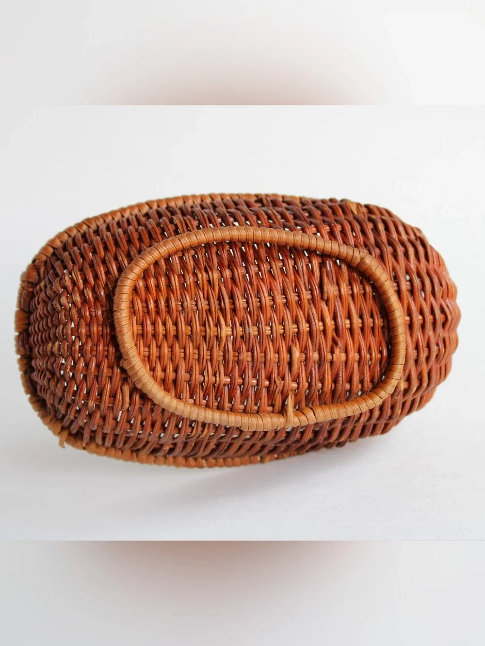 Pair Of Woven Baskets - Swan And Duck